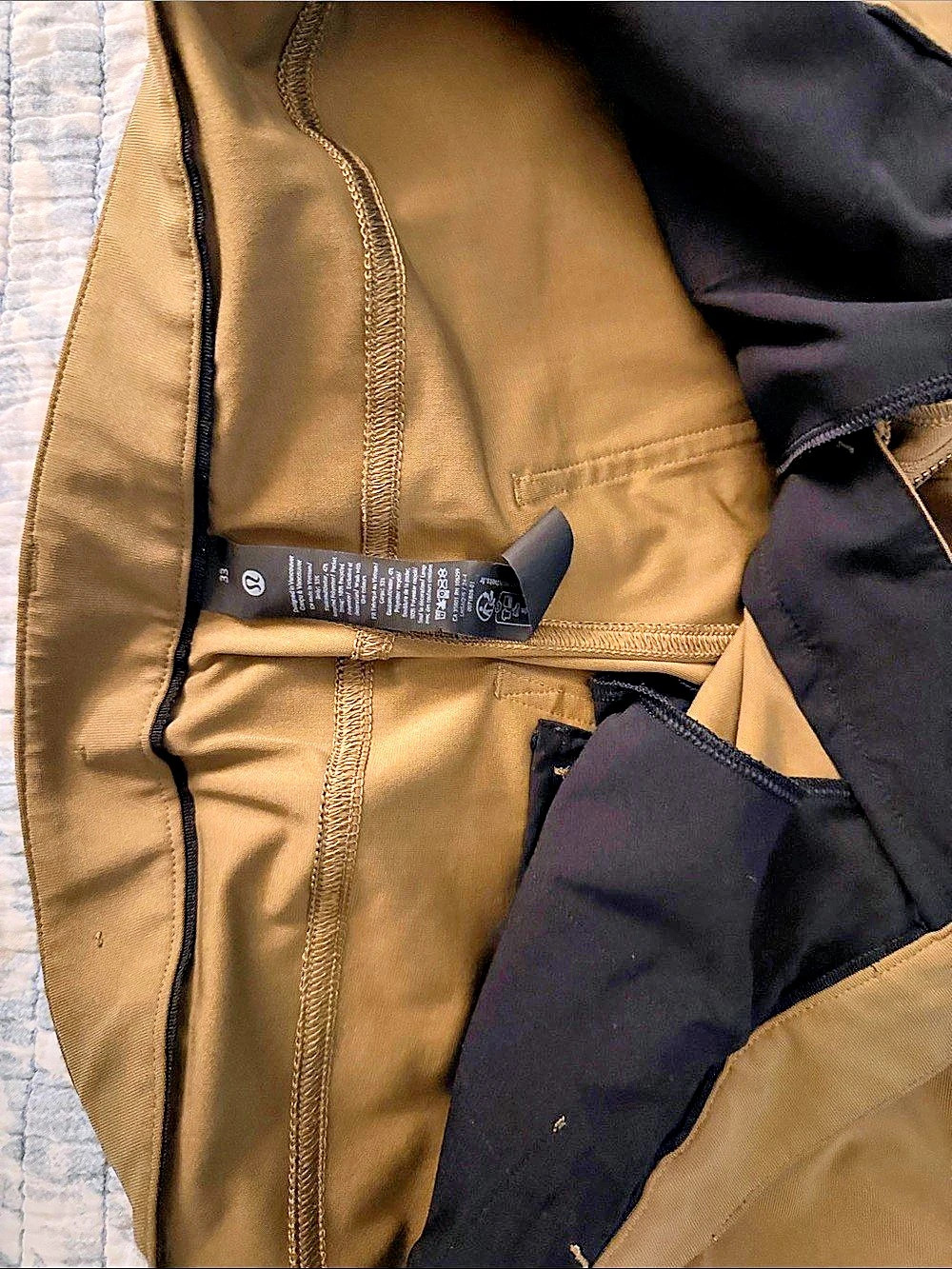 Lululemon ABC Pant dark khaki 33x30